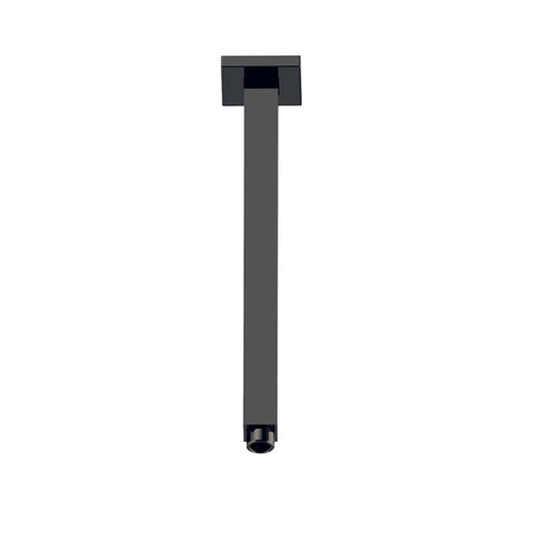 P&P Shower Arm Ceiling Square 310mm Matte Black PRY002-B